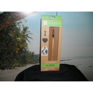 NEW by THE BLVD, LIP BRUSH, ECO FRIENDLY ALL NATURAL BAMBOO HANDLE